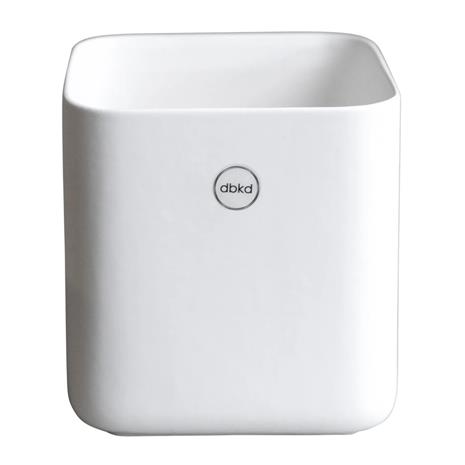 DBKD Cube Pot Small, White