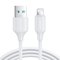 USB-Lightning kaapeli, 2m, valkoinen – kuva 1
