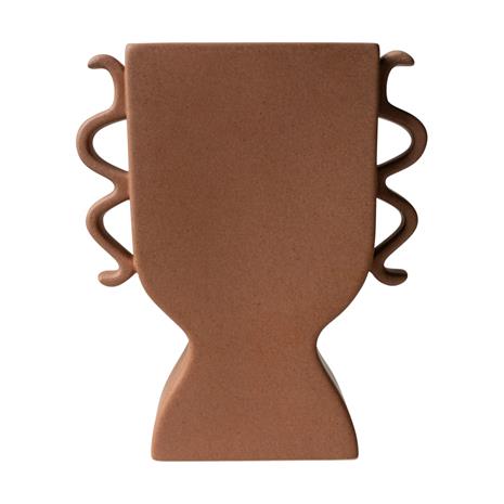 DBKD Litteä maljakko 25 cm Terrakotta – kuva 5/5