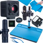 Mikroskooppisetti Rosfix Earth Pro MCEP-0.5X – 5MP Kamera, Suurennus 7–45x, Silikonimatto 380x260mm