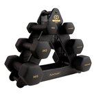 Käsipainoteline Tunturi Centuri Neoprene Dumbellset 3Prs+Teline