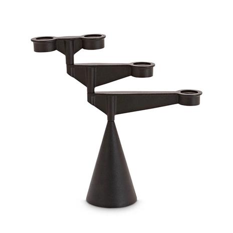 Tom Dixon Spin-kynttilälyhty mini Musta