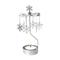 Pluto Design Let it snow enkelikello Hopea – kuva 2
