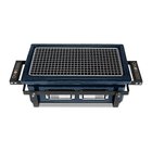 Keraaminen grilli Kamado Bono Hibachi Evo Square, sininen