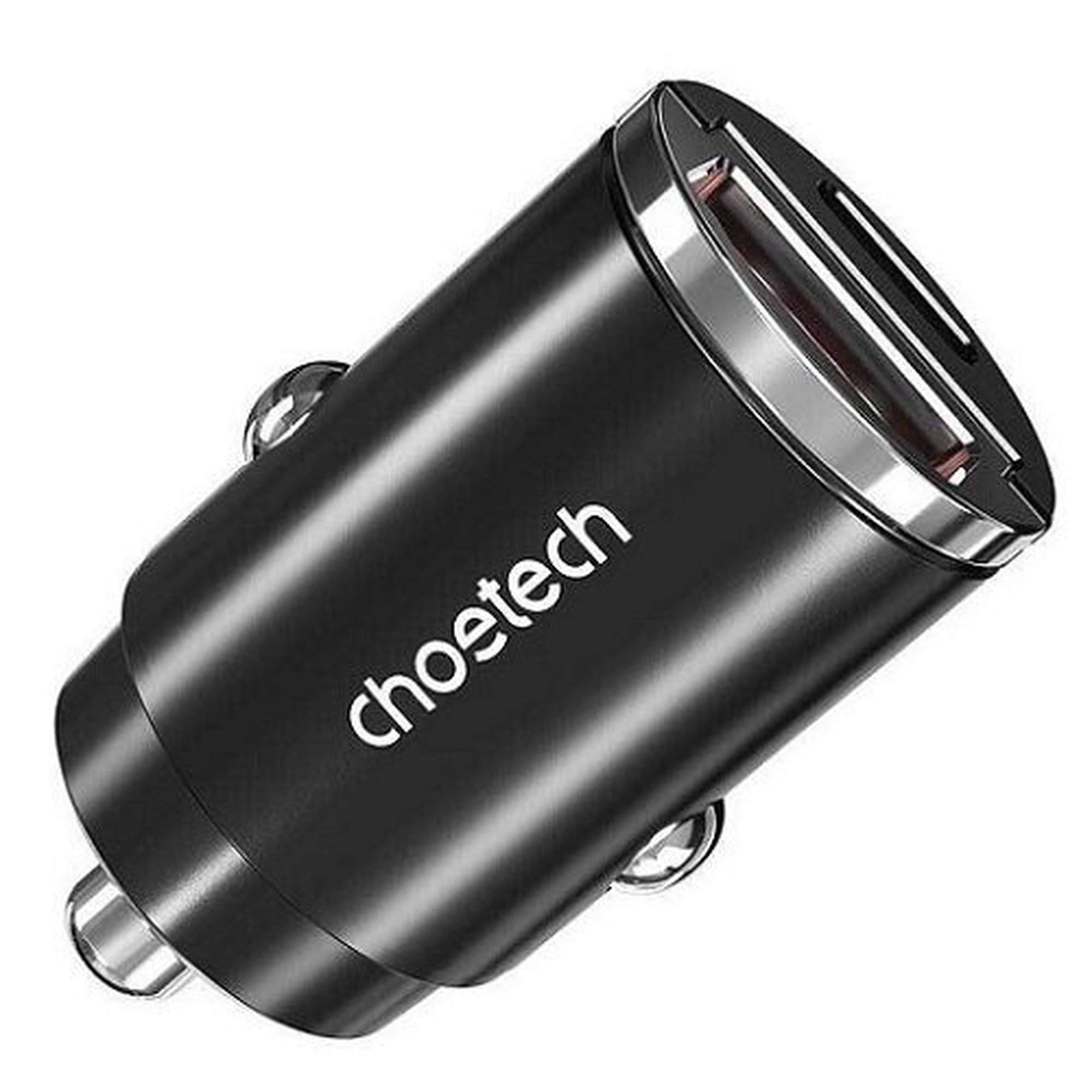 Autolaturi Choetech Tc0006, 30w Pd 3.0, 1x Usb-a, 1x Usb-c