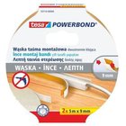 Tesa Powerbond kaksipuolinen asennusteippi 5m x 9mm, 2 kpl.