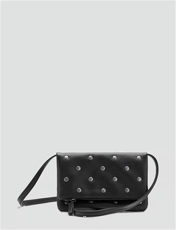 Mango Mini Studded Bag - Black - ONE SIZE
