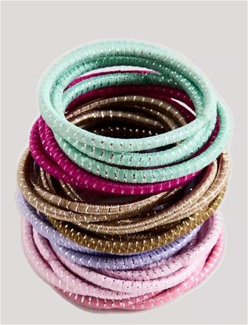 Mango Pack Hair Ties - Pink - ONE SIZE