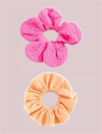 Mango 2 Hair Tie Pack - Pink - ONE SIZE