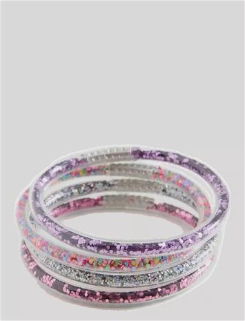 Mango 4-Pack Glitter Bracelets - Pink - ONE SIZE