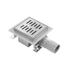Rea Line lineaarinen viemäri 120x120 harjattua nikkeliä