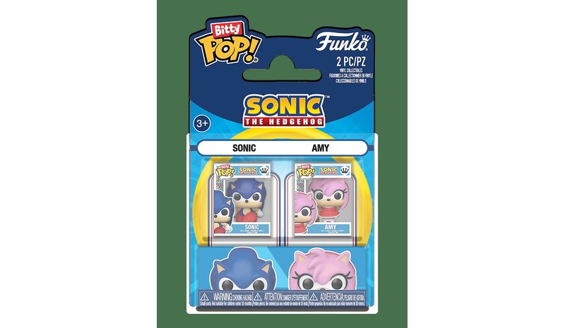 Funko Bitty Pop!: Sonic The Hedgehog - Sonic & Amy Rose (2cm) FIGU – kuva 1/2