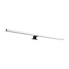 Struhm Neron Led valaisin kylpyhuoneeseen peilin yläpuolella, 78cm, 10w, musta