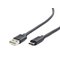 Kaapeli Gembird USB 2.0 AC AM-CM, 1 m, musta – kuva 1