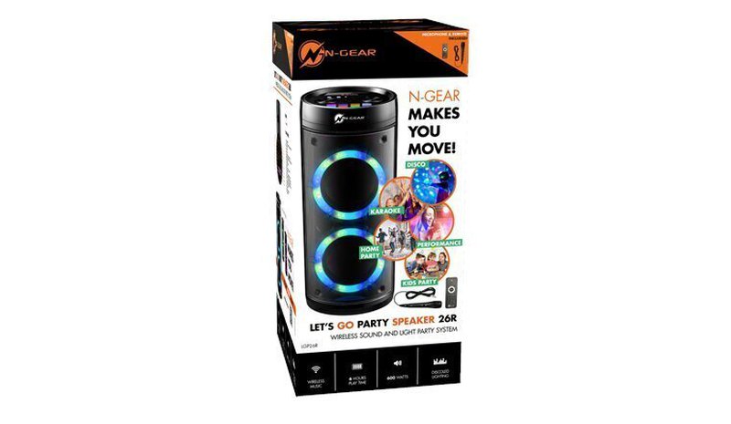 N-Gear LGP26R, musta – kuva 1/1