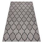 MATTO STRING SIZAL FLOORLUX 20607 , Marokkolainen apila hopea / musta