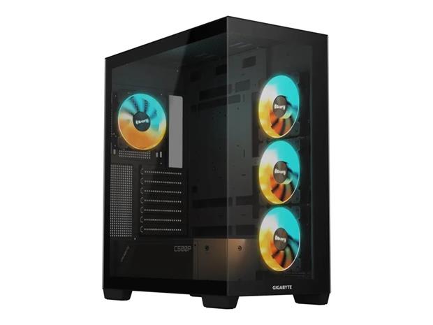 Gigabyte C500 Panoramic Stealth Mid-Tower ATX Case RGB Black