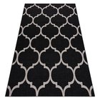 MATTO STRING SIZAL FLOORLUX 20608 , Marokkolainen apila musta / hopea
