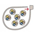 Fischer 2,5x120mm läpinäkyvät nippusiteet, 100 kpl.