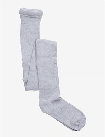 Melton Cotton Tights - Grey - 68/74