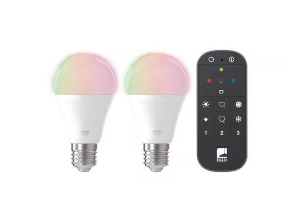Eglo Sarja 2x E27 A60, kaukosäädin - RGB + TW - Zigbee, Bluetooth