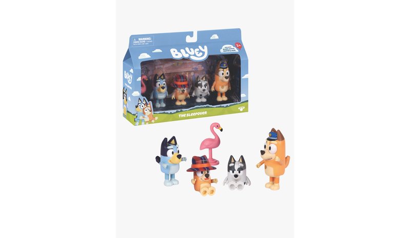 Bluey Sleepover figures 4-pack (S15) – kuva 2/3