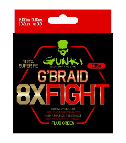 Gunki GBraid 8X Fight 135m monikuitusiima