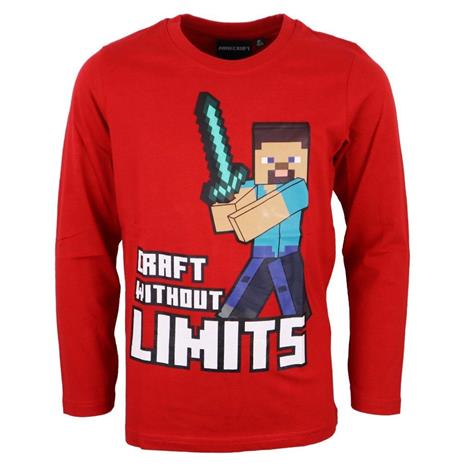 Paita Minecraft punainen – kuva 2/2