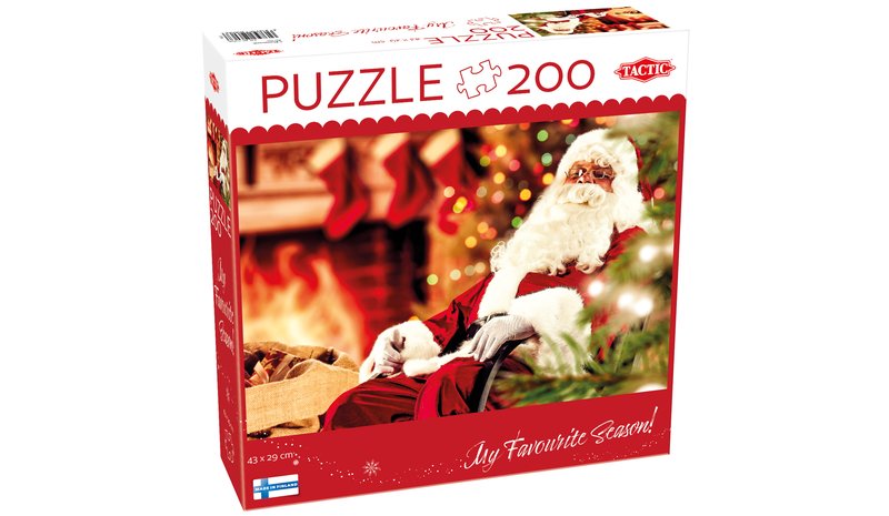 Tactic 200 pcs puzzle: Christmas stockings