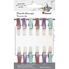 Puiset pinssikoristeet ombre 12 kpl.