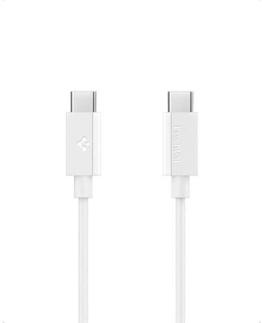 Spigen Essential USB C to USB C 60W Cable white EB6020CC