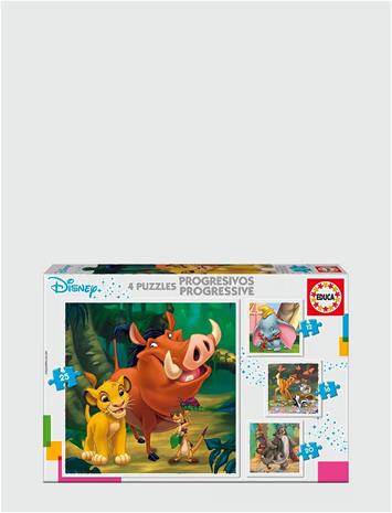 Educa Educa 12-16-20-25 Disney Animals - Multi/patterned - ONE SIZE