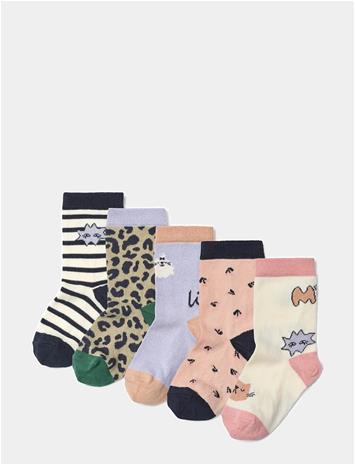 LIEWOOD Silas Sukat 5-pack, Mood Mix, 19-21