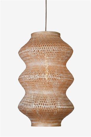 GOOD & MOJO riippuvalo Barbados, luonnonväri, Ø 40 cm, bambu, E27