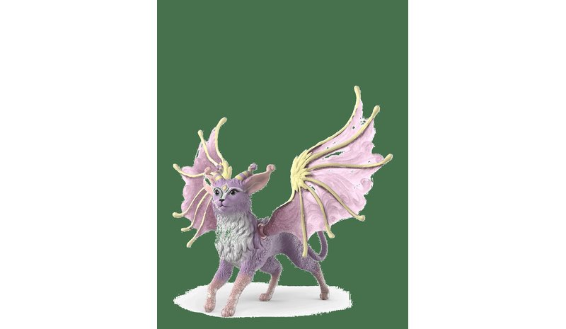 Schleich Winged Cat Dragon – kuva 2/8