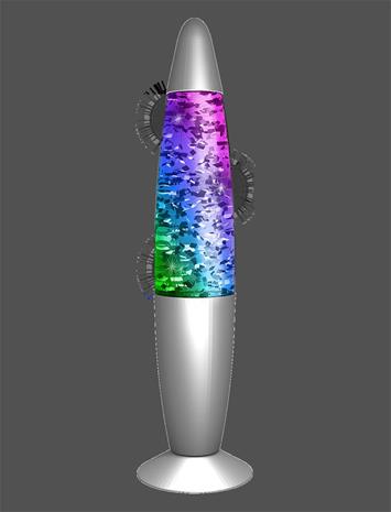 Music Glitter Lamp LED Colour Changing