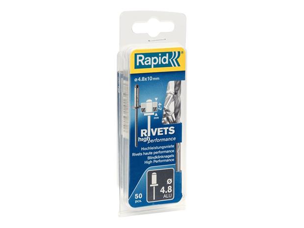 Niitit Rapid Ø4,8 mm; 10 mm; 50 kpl.