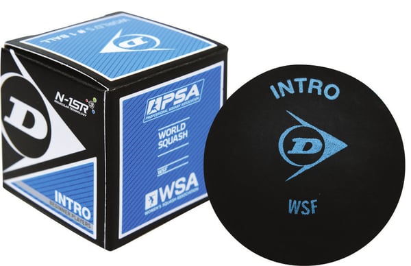 Squash-pallo Dunlop INTRO BlueDot 12-laatikko