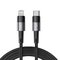 Tech-Protect UltraBoost Lightning / USB-C PD 20W 3A 2m Cable - Grey – kuva 1