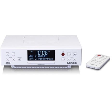 Lenco KCR-190WH DAB+/FM Bluetooth Kitchen Radio White