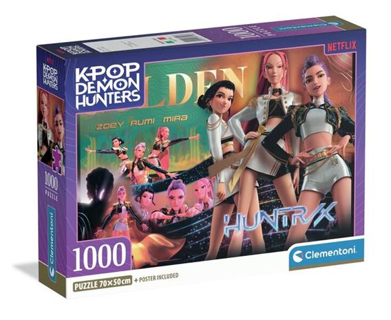 Clementoni K-Pop Demon Hunters - Compact 1000 brikker