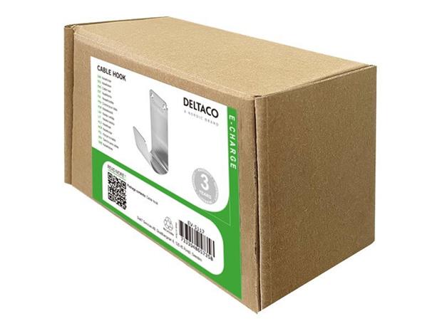 Deltaco E-charge Cable Hook Polished Stainless Steel SS304
