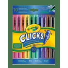 Crayola Clicks Retractable Markers 10 Pcs
