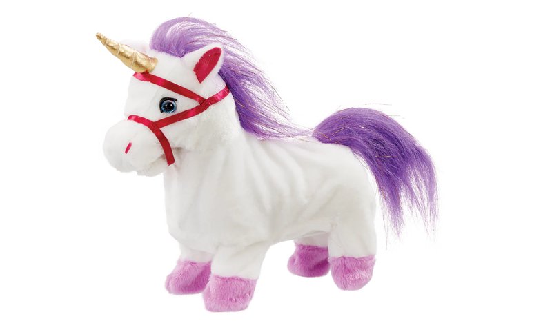 Happy Pets Walking Along Unicorn