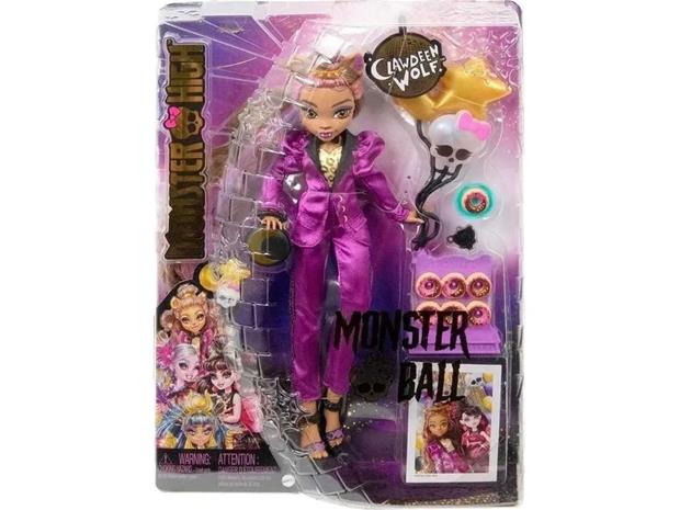 Monster High Monster Ball Clawdeen Wolf Doll