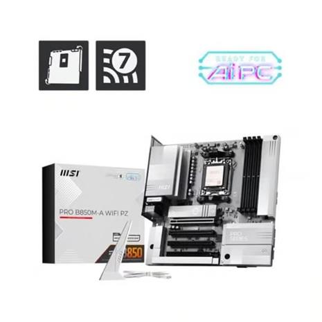 MSI PRO B850M-A WIFI PZ AM5 mATX -emolevy