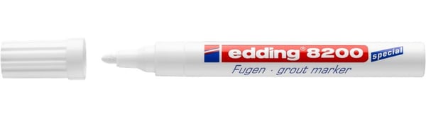 Edding e-8200 grout marker white – kuva 4/4