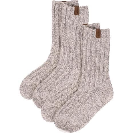 Lindberg Ragge Sukat 2-pack, Grey Melange, 34-36