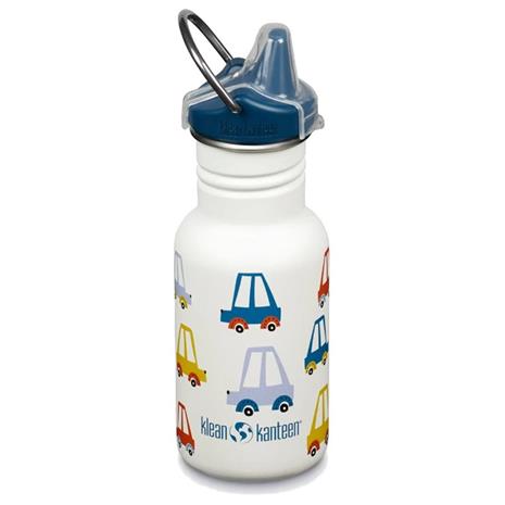 Kid Classic Narrow Sippy vattenflaska med pip 355 ml, cars