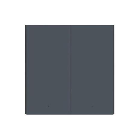 Aqara Smart Wall Switch H1 - Grey No neutral, Double rocker, Zigbee